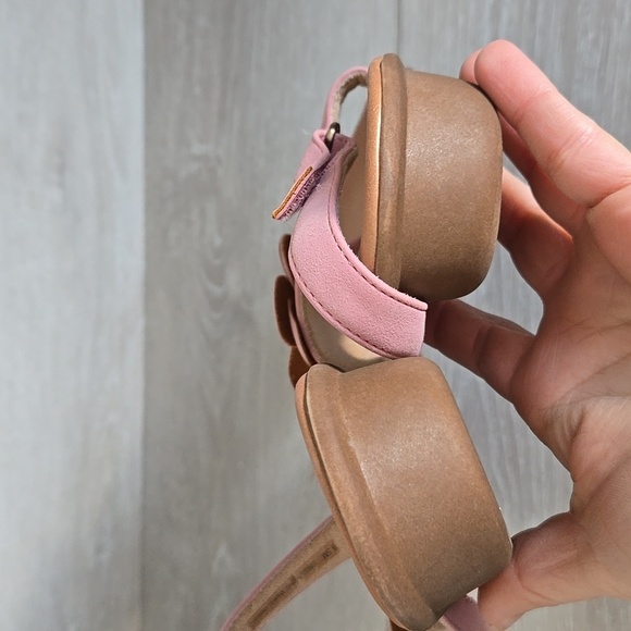 Soul Naturalizer Pink Floral Women's Sandals Bow Flower Shoes Sz 9.5M - Picture 6 of 10